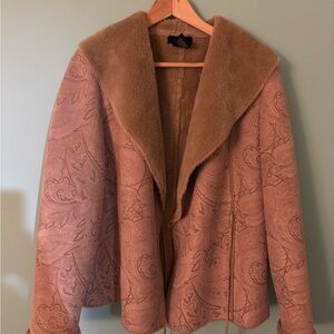 Chic Brown Women's Teddy Jacket